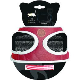 PACK CHAT HARNAIS MINI + LAISSE STRIPE