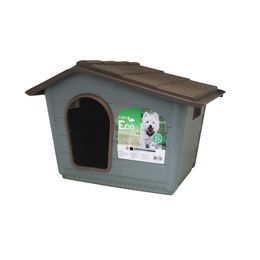 NICHE A CHIEN VILLA GREEN RECYCLED 99x70x75 cm