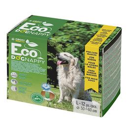 DOG NAPPY ECO MALE WRAP LG PZ.12 (50-60CM)