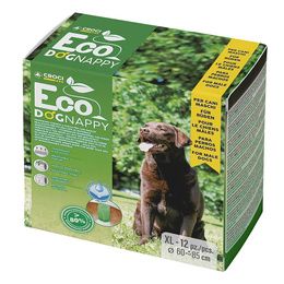 DOG NAPPY ECO MALE WRAP XL PZ.12 (60-85CM)