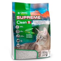 SUPREME LITIÈRE POUR CHAT EUCALYPTUS 10KG