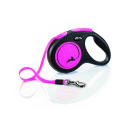 Leash FLEXI New Neon Tape S 5m FUXIA