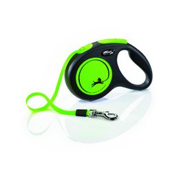 Leash FLEXI New Neon Tape M 5m GREEN