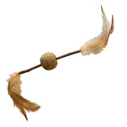 EUPHORIA STICK FEATHER W/BALL SILVERV12cm PCB 3