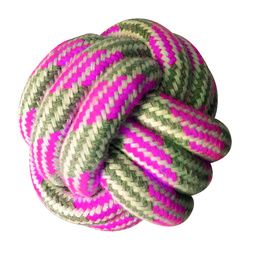 CORDE AVEC BALLE PASTEL PINK 7,5CM PCB 4