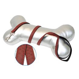 LAISSE SEMBLABLE CUIR MYLORD CM120X15MM BORDEAUX PCB 3