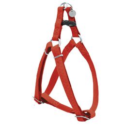 BAVETTE EN CUIR MYLORD REG.CM.60-100X25MM.ROUGE PCB 3