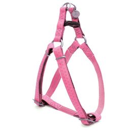 BAVETTE EN CUIR MYLORD REG.CM.50-75X20MM.ROSE PCB 3