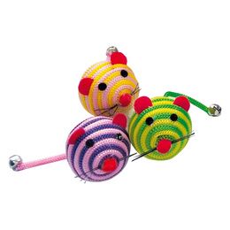 JEU EN POT SOURIS DE RAYURE 5 cm