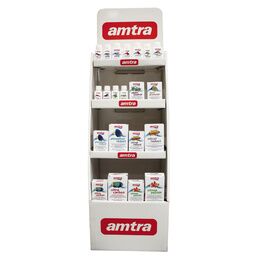 DISPLAY AMTRA LIQUIDS AND FILTER MATERIAL 126 PCS