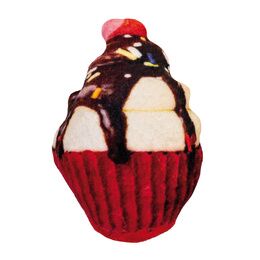 JEU CHAT BAKERY CUPCAKE BROWN CATNIP7cm PCB 12