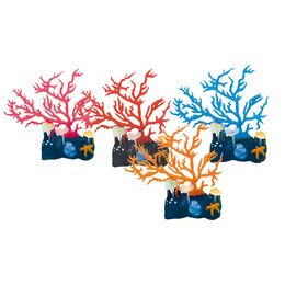 FLUO REEF CORAIL MIX.COL. 17x7x17cm