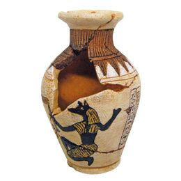 EGYPT AMPHORE AVEC TROU
