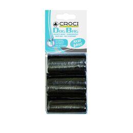 SAC RAMASSE CROTTES AVEC POIGNEES 3X20NOIR