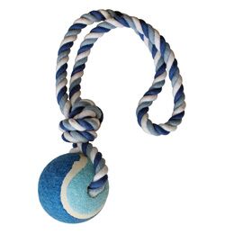 CORDE 1 NOEUD AVEC BALLE BLEU CLAIR MD CM.6X40 PCB 3
