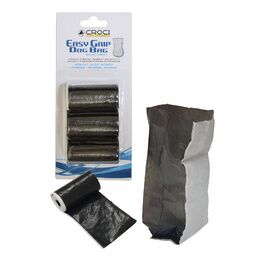 SAC RAMASSE CROTTES 3X10 EASY GRIP BLACK
