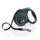 Leash FLEXI Black Design Tape L 5m BLU