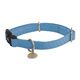 COLLIER MYLORD SEMBLABLE CUIR REG.20-30X10MM BLEU CLAIR PCB 3